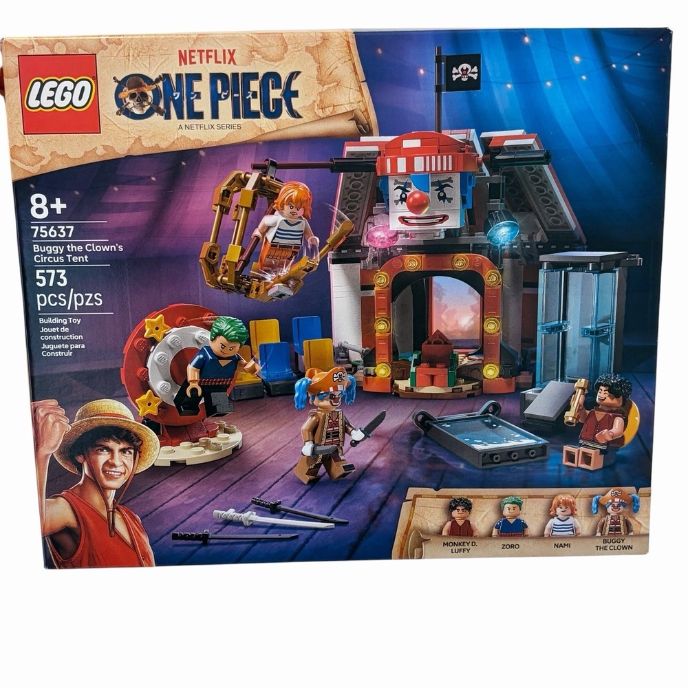 LEGO One Piece Buggy the Clown's Circus Tent 75637 Sealed Bags Missing Sticker